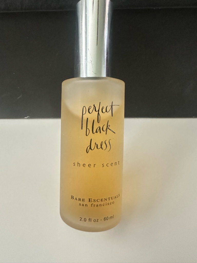 Bare Escentuals Perfect Black Dress Sheer Spray  Discontinued Rare 20fl Oz